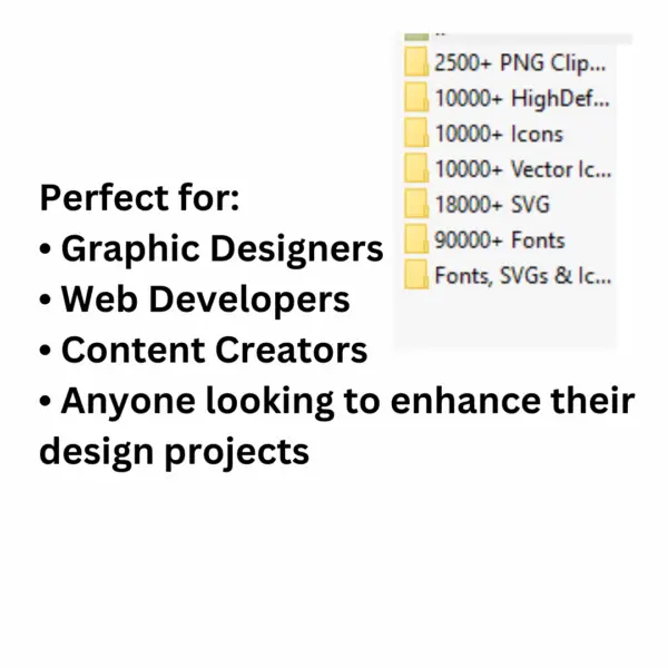 260,000+ Fonts, SVGs & Icons: Ultimate Design Resource Bundle for Creatives | Instant Download