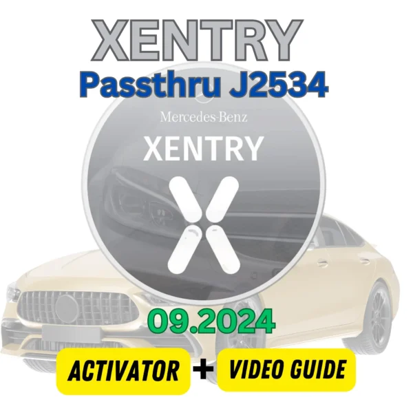 Xentry Passthru J2534 Mercedes XPT 09.2024