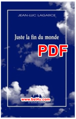 Telecharger livre juste la fin du monde pdf gratuit