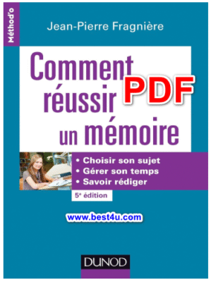 comment réussir un mémoire jean pierre fragnière pdf
