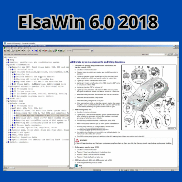 ElsaWin 6.0 (2018) – Full Multilanguage | Volkswagen & Audi Workshop Repair Manual