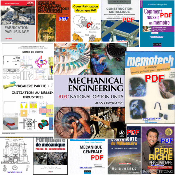 Pack de Livres PDF en Génie Mécanique