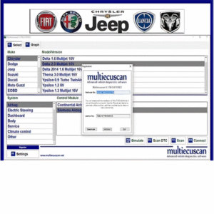 Car Repair NEW Multiecuscan 5.1 Program Software diagnostic tool