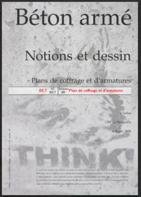 béton armé notions et dessin plans de coffrage et d'armatures