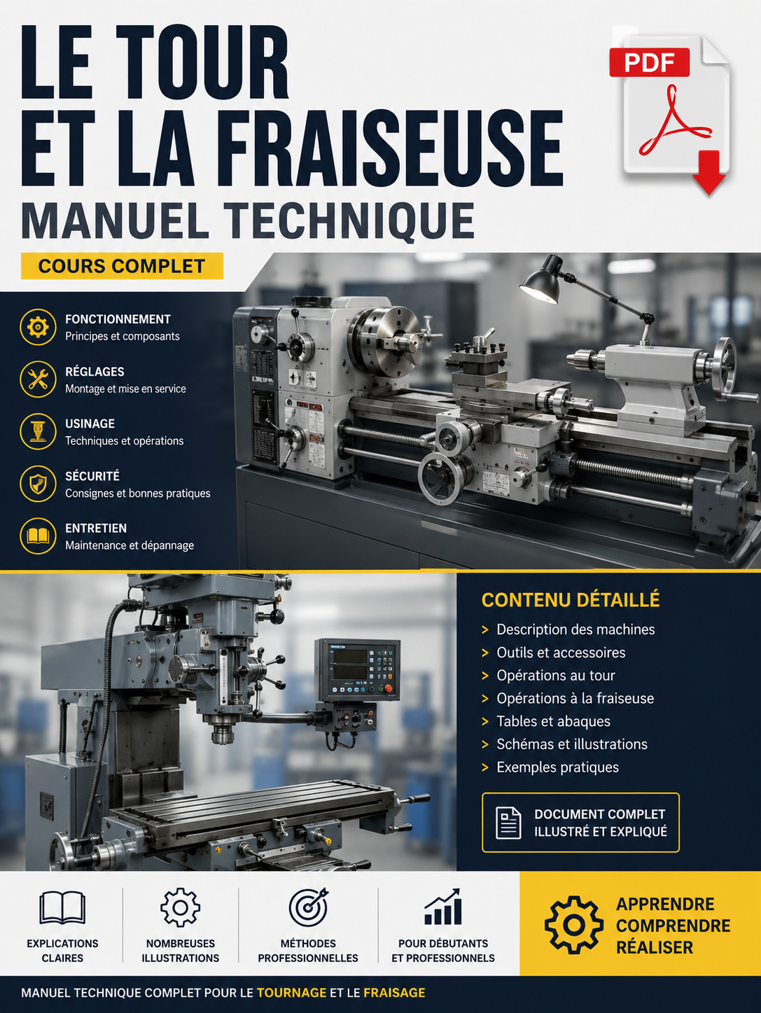 Le Tour Et La Fraiseuse Manuel Technique Pdf