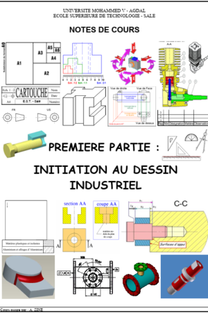 Cours d'Initiation au Dessin Industriel PDF | Lecture de Plans & Dessin Technique