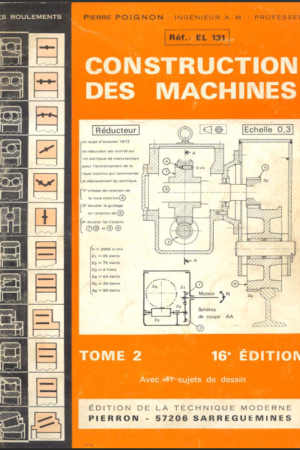 📘 Construction des Machines – Tome 2 (PDF)