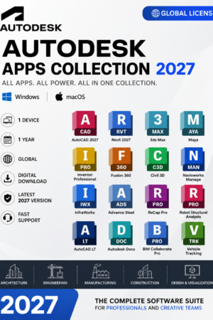 Autodesk Apps Collection 2027 (PC, Mac) (1 Device, 1 Year) - Autodesk Key - GLOBAL